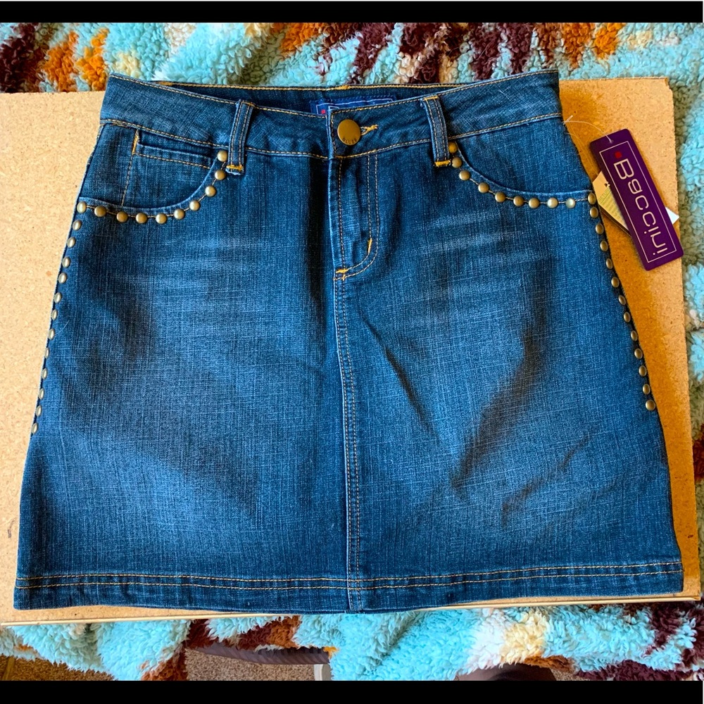 Denim Skort